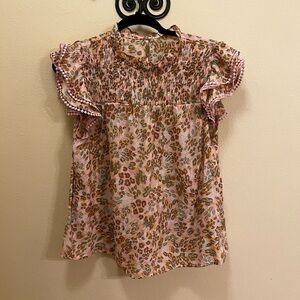 Nanette Lepore Multicolor Floral Blouse